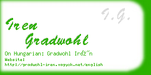 iren gradwohl business card